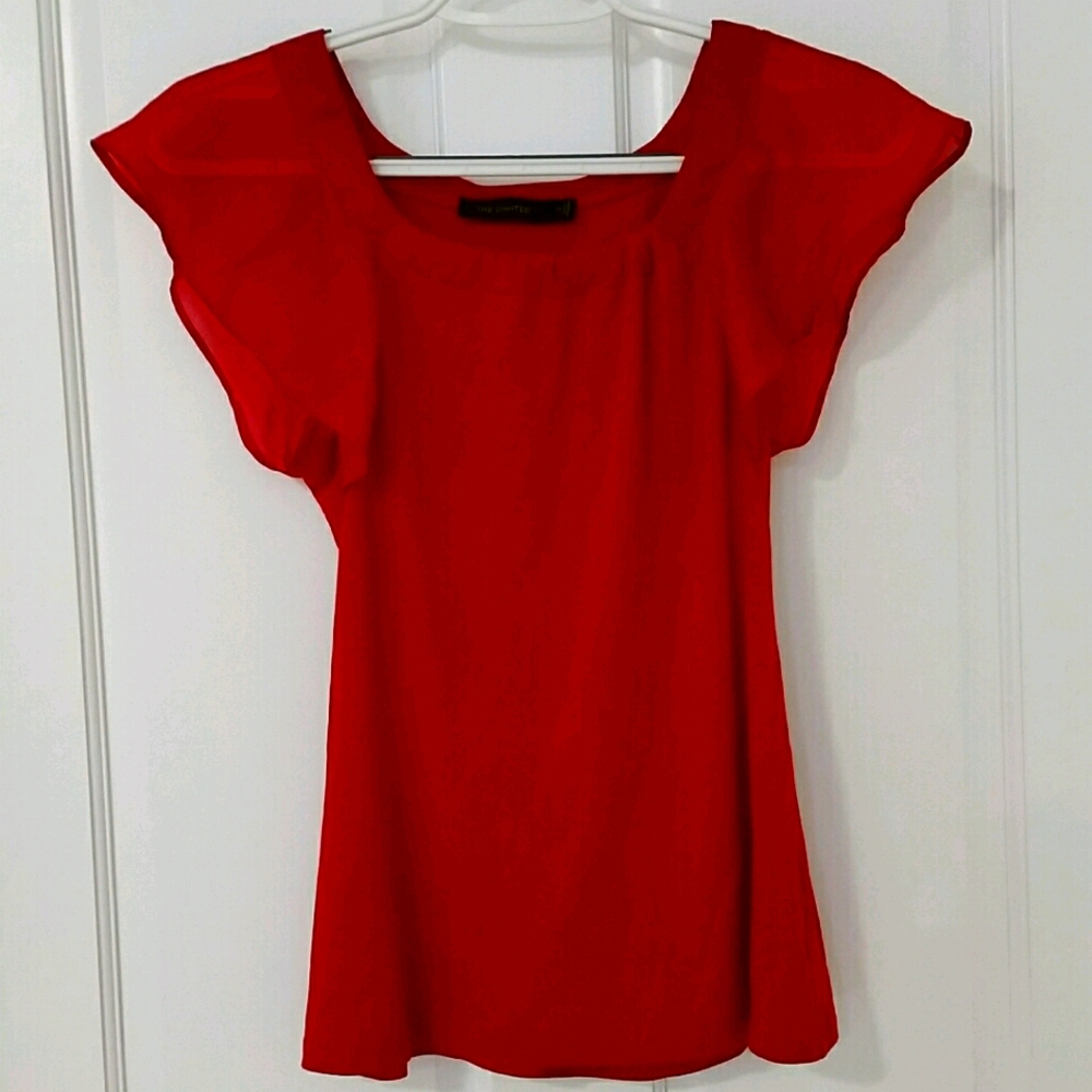 Ruffled sleeves shirt